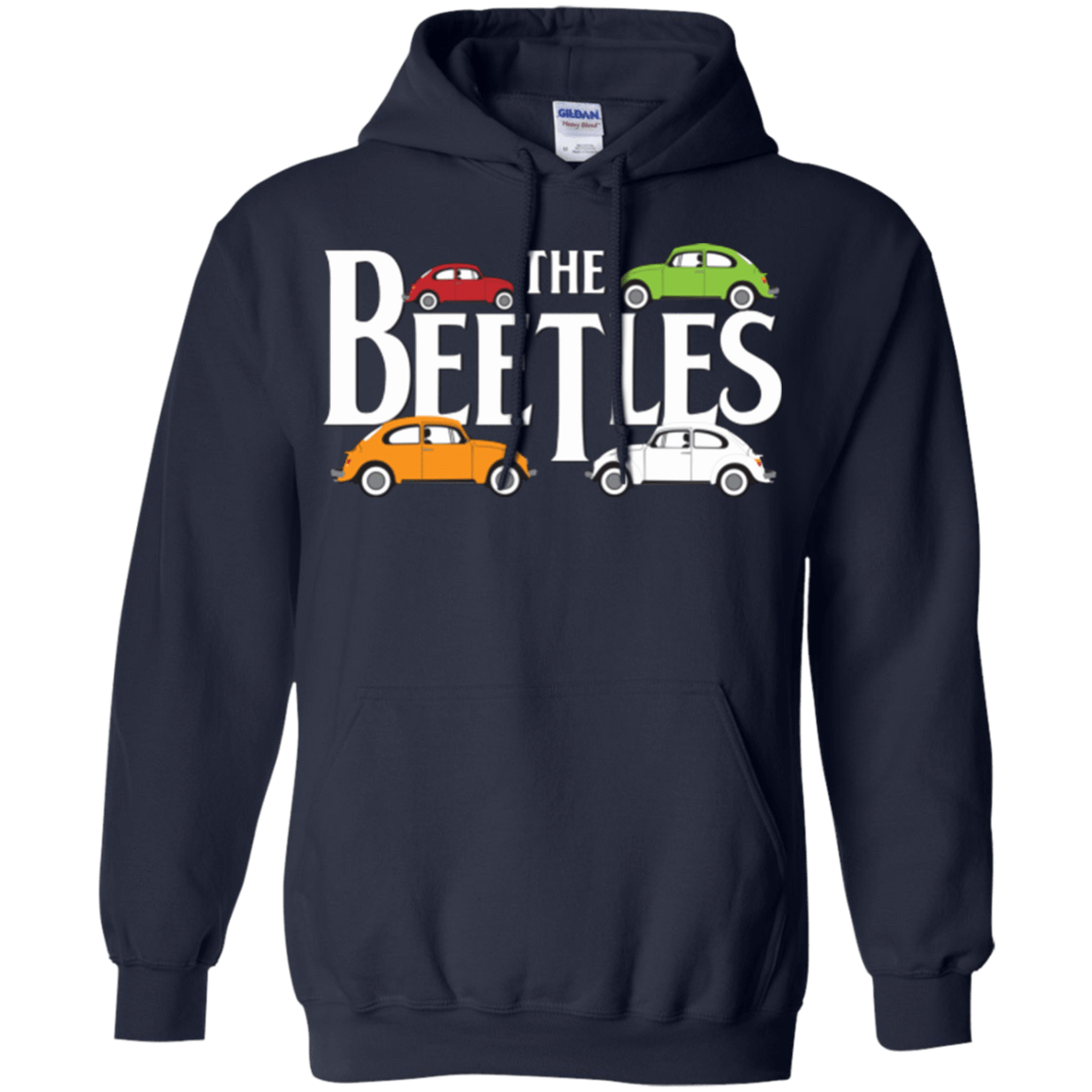 Sweatshirts Navy / Small The Beetles Pullover Hoodie