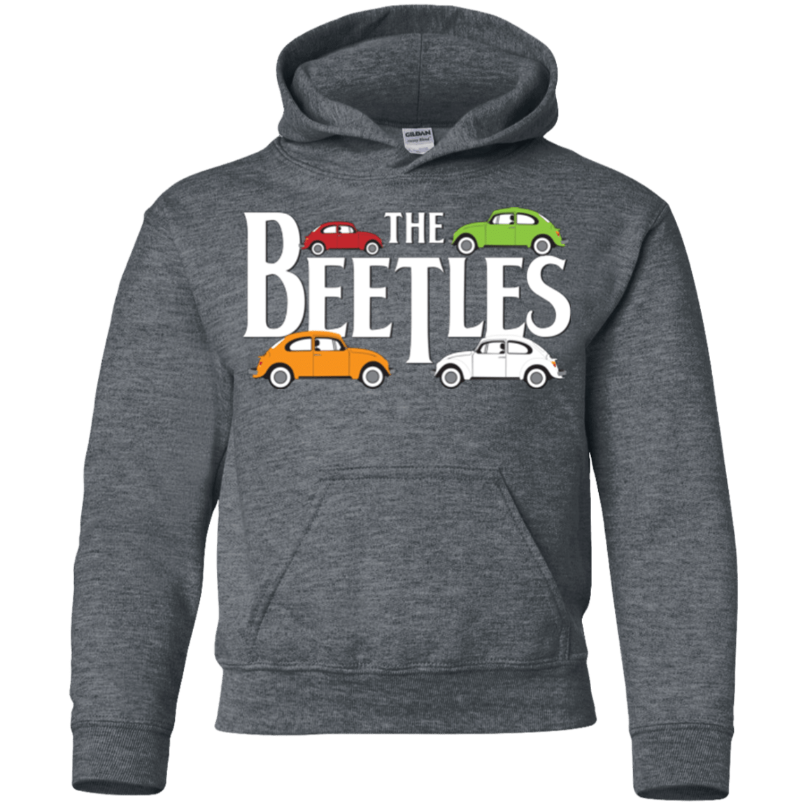Sweatshirts Dark Heather / YS The Beetles Youth Hoodie