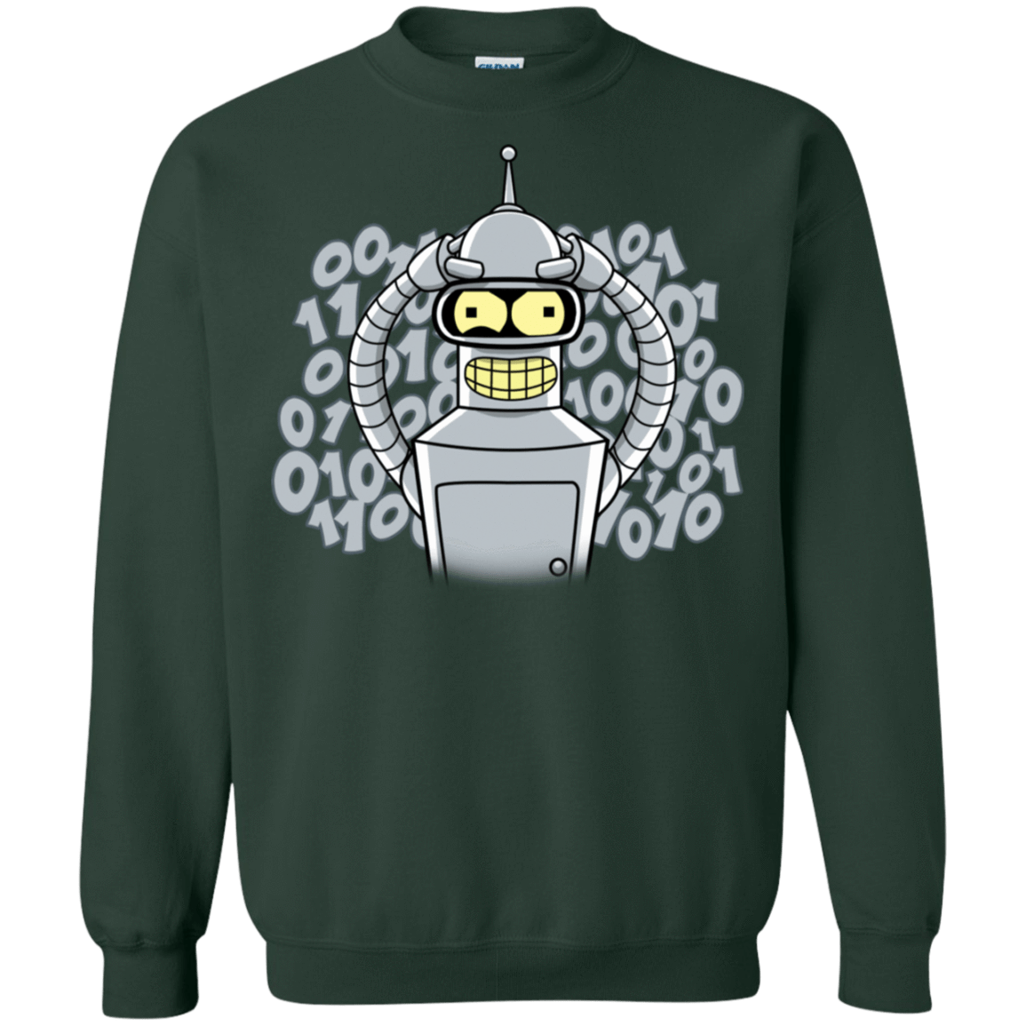 Sweatshirts Forest Green / S The Bender Joke Crewneck Sweatshirt