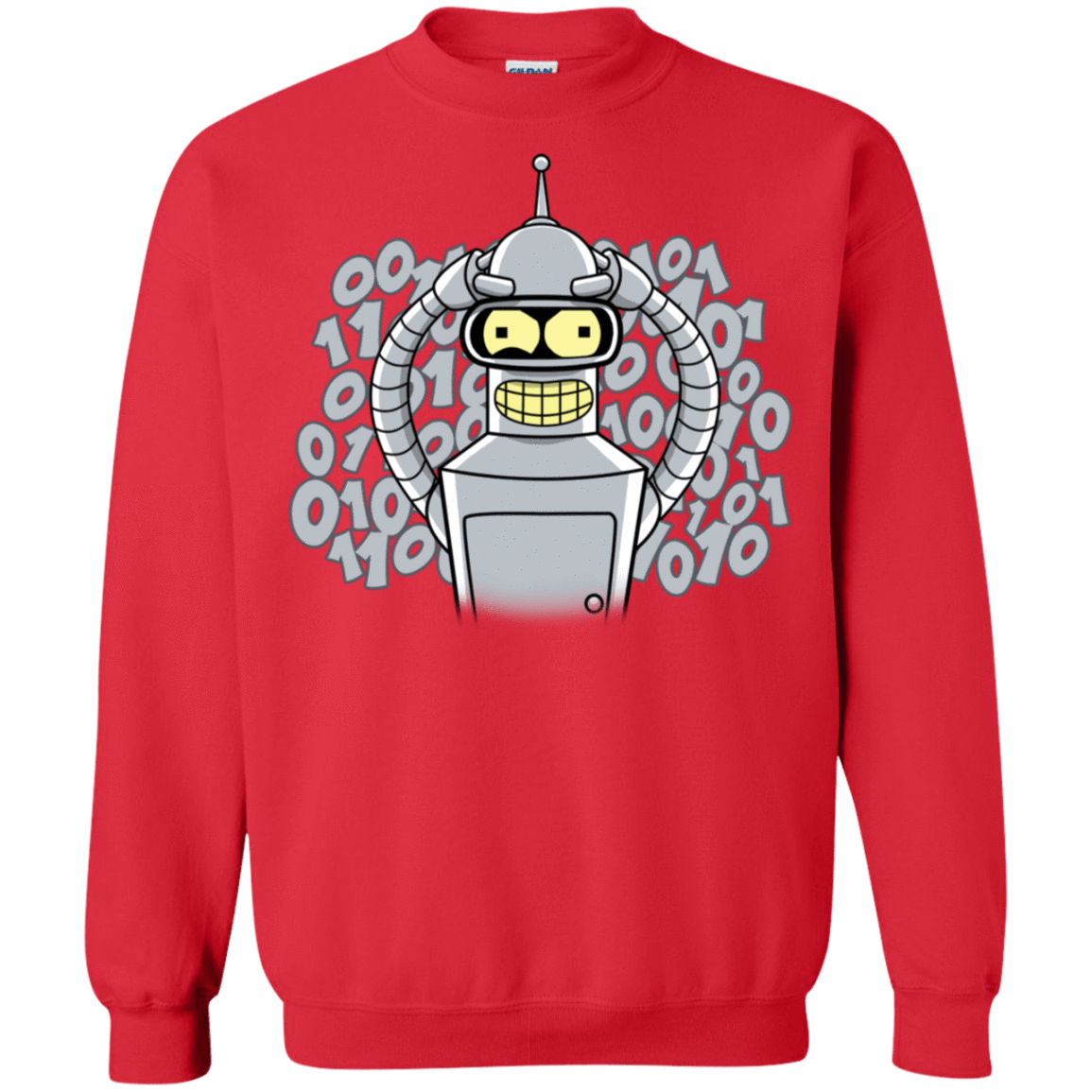Sweatshirts Red / S The Bender Joke Crewneck Sweatshirt