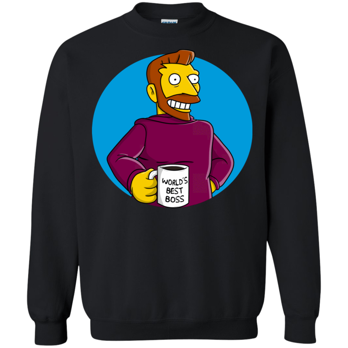 Sweatshirts Black / S The Best Boss Crewneck Sweatshirt