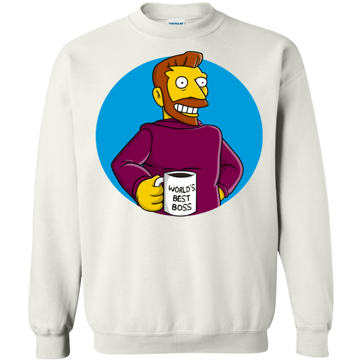 Sweatshirts White / S The Best Boss Crewneck Sweatshirt