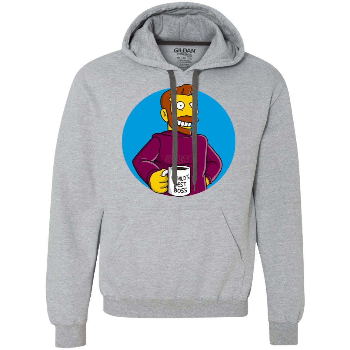 Sweatshirts Sport Grey / L The Best Boss Premium Fleece Hoodie