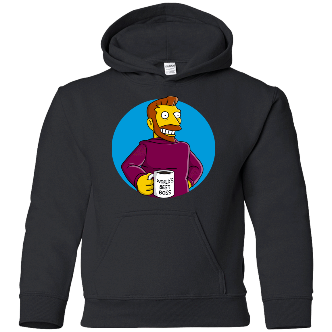 Sweatshirts Black / YS The Best Boss Youth Hoodie