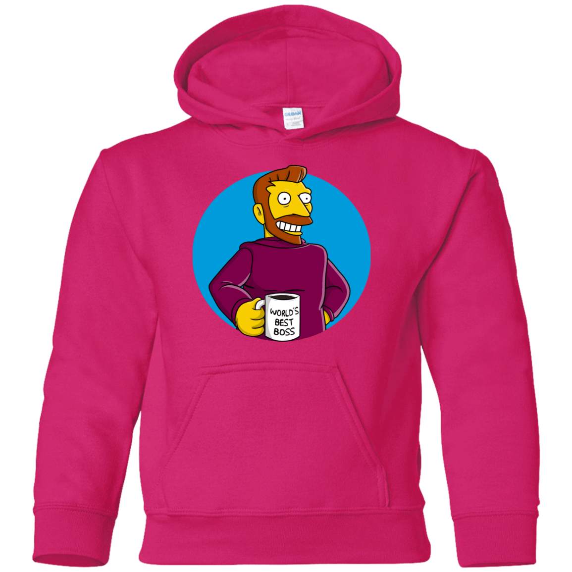 Sweatshirts Heliconia / YS The Best Boss Youth Hoodie