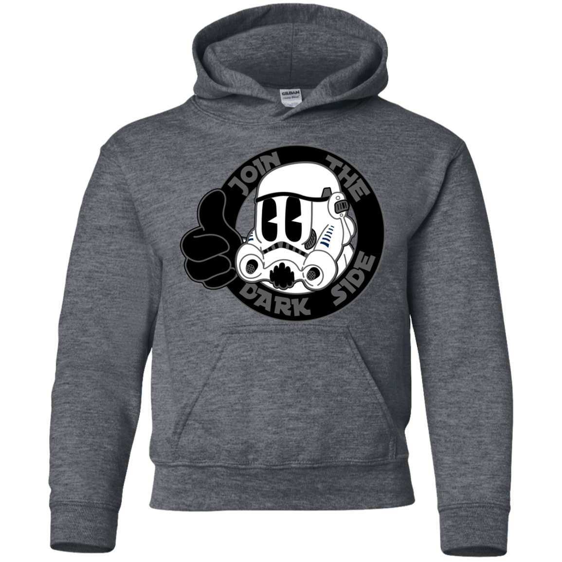 Sweatshirts Dark Heather / YS The Best Side Youth Hoodie
