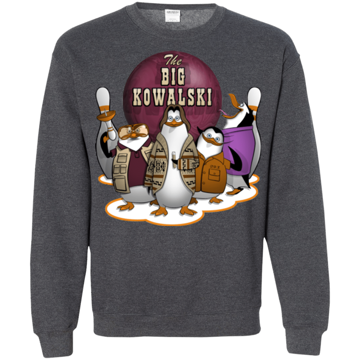 Sweatshirts Dark Heather / Small The Big Kowalski Crewneck Sweatshirt