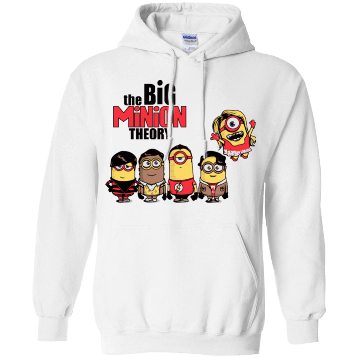 Sweatshirts White / Small THE BIG MINION THEORY Pullover Hoodie