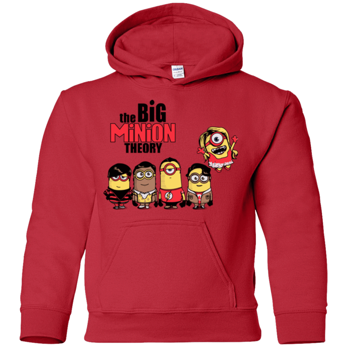 Sweatshirts Red / YS THE BIG MINION THEORY Youth Hoodie