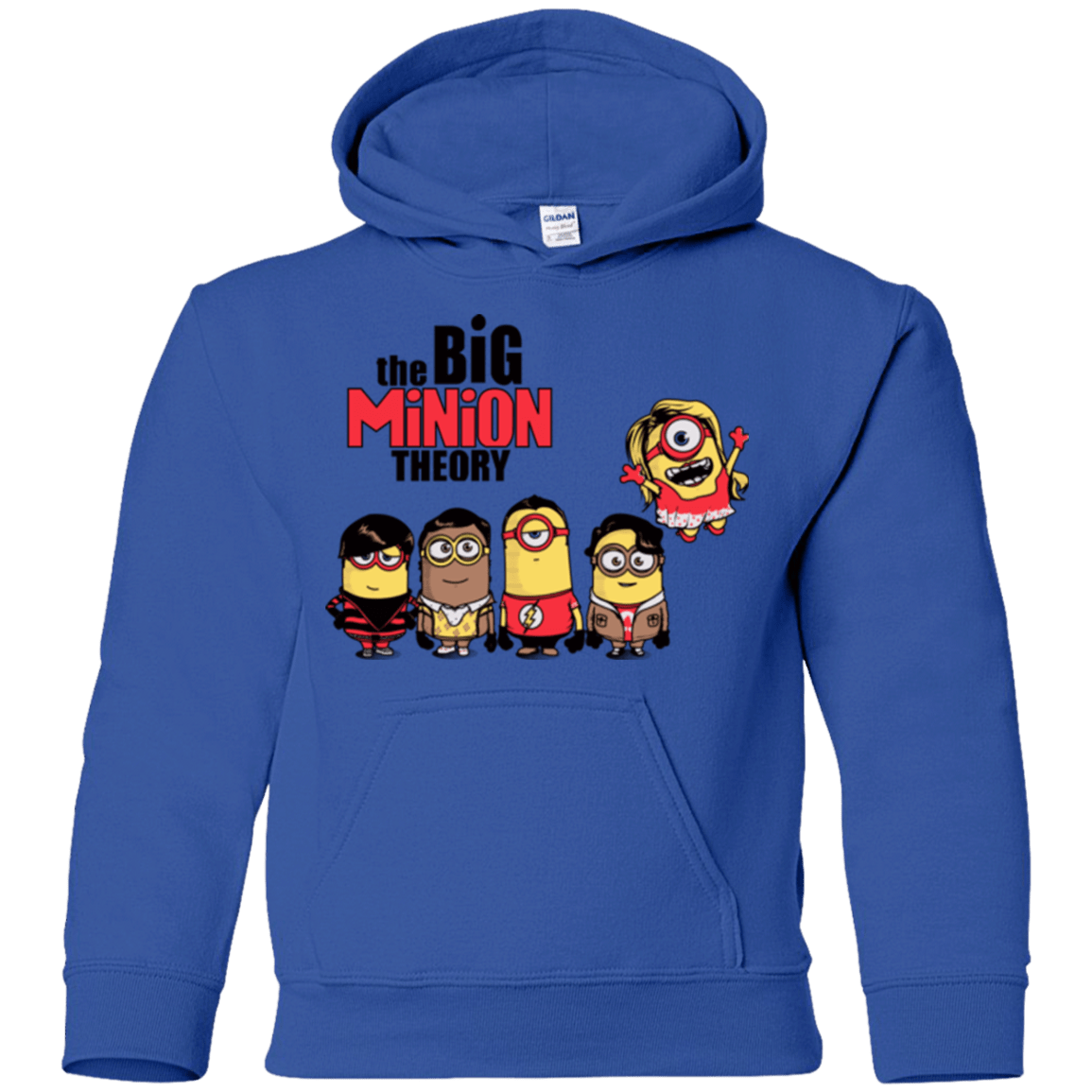 Sweatshirts Royal / YS THE BIG MINION THEORY Youth Hoodie
