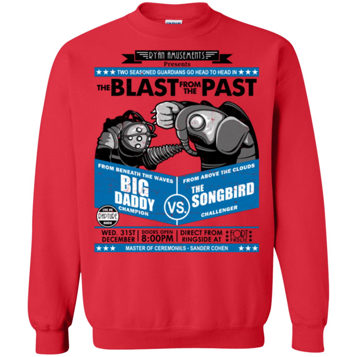 Sweatshirts Red / Small THE BLAST FROM THE PAST Crewneck Sweatshirt