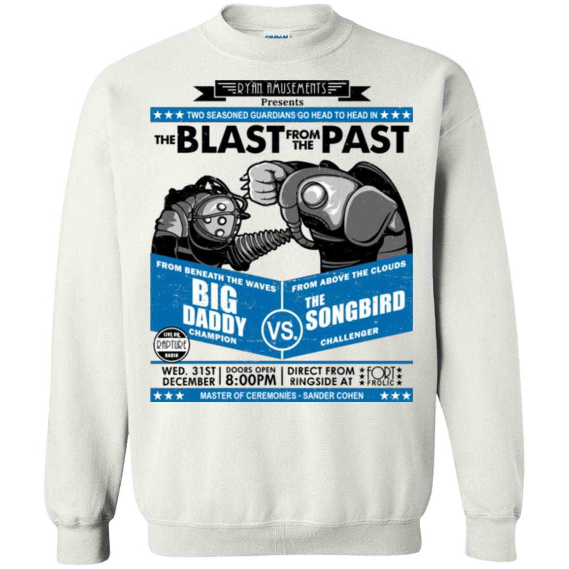 Sweatshirts White / Small THE BLAST FROM THE PAST Crewneck Sweatshirt