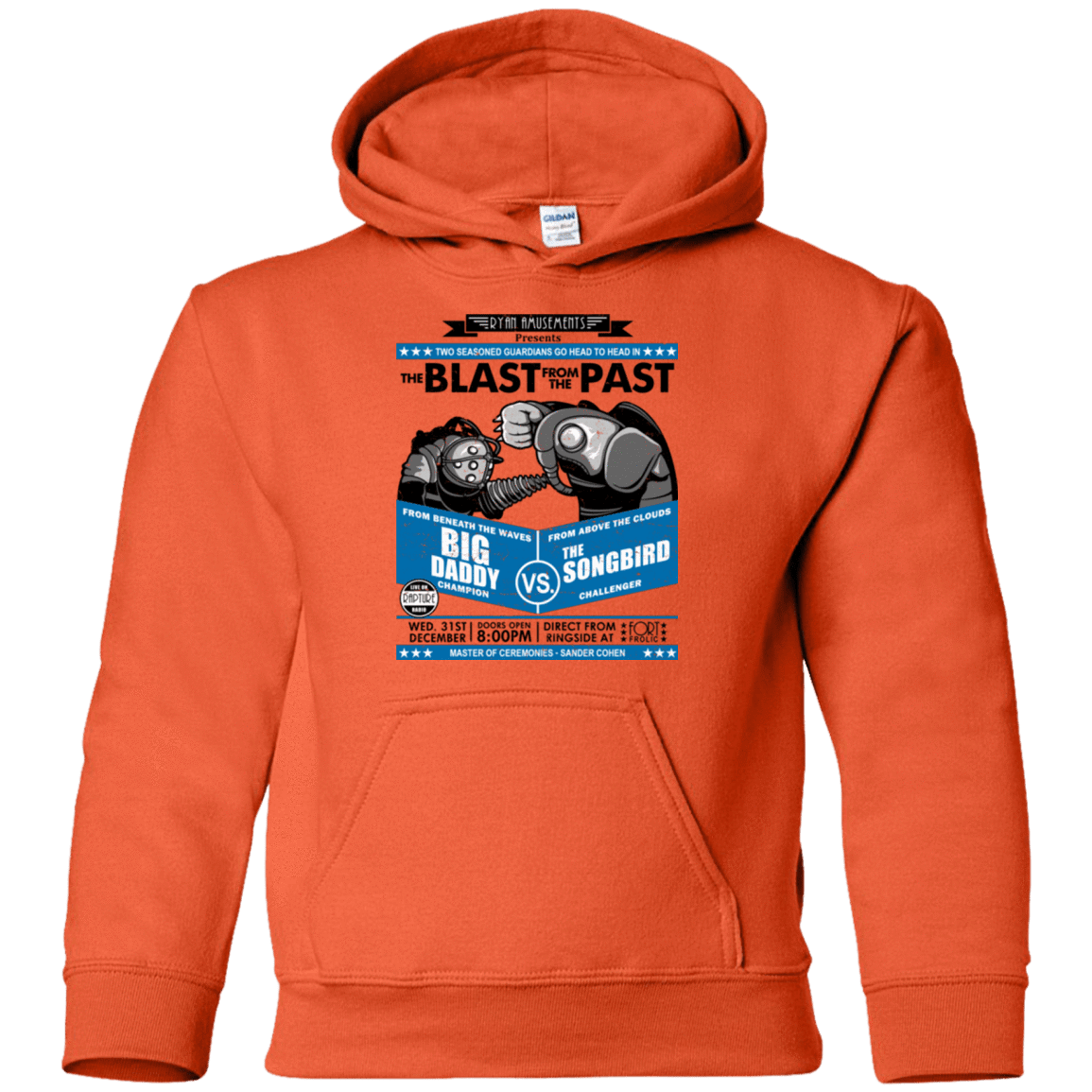 Sweatshirts Orange / YS THE BLAST FROM THE PAST Youth Hoodie