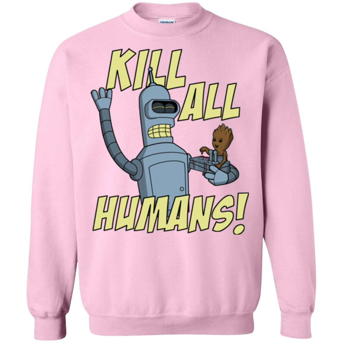 Sweatshirts Light Pink / Small The Button Friends Crewneck Sweatshirt