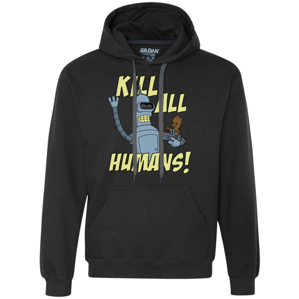 Sweatshirts Black / Small The Button Friends Premium Fleece Hoodie