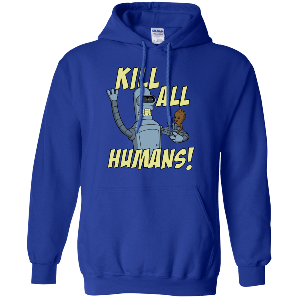 Sweatshirts Royal / Small The Button Friends Pullover Hoodie