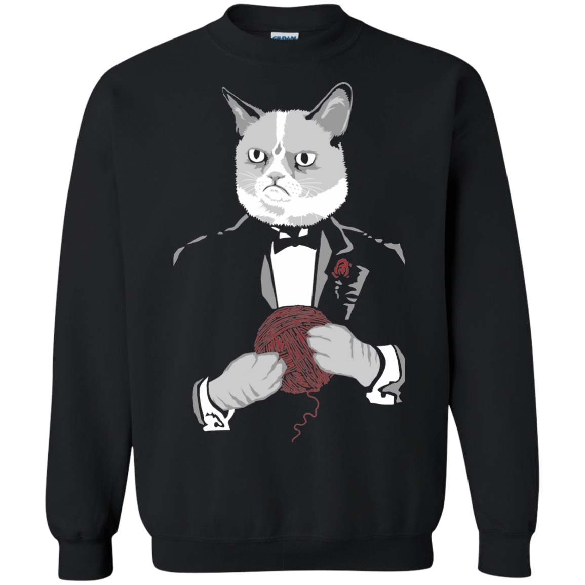 Sweatshirts Black / Small The Catfather Crewneck Sweatshirt