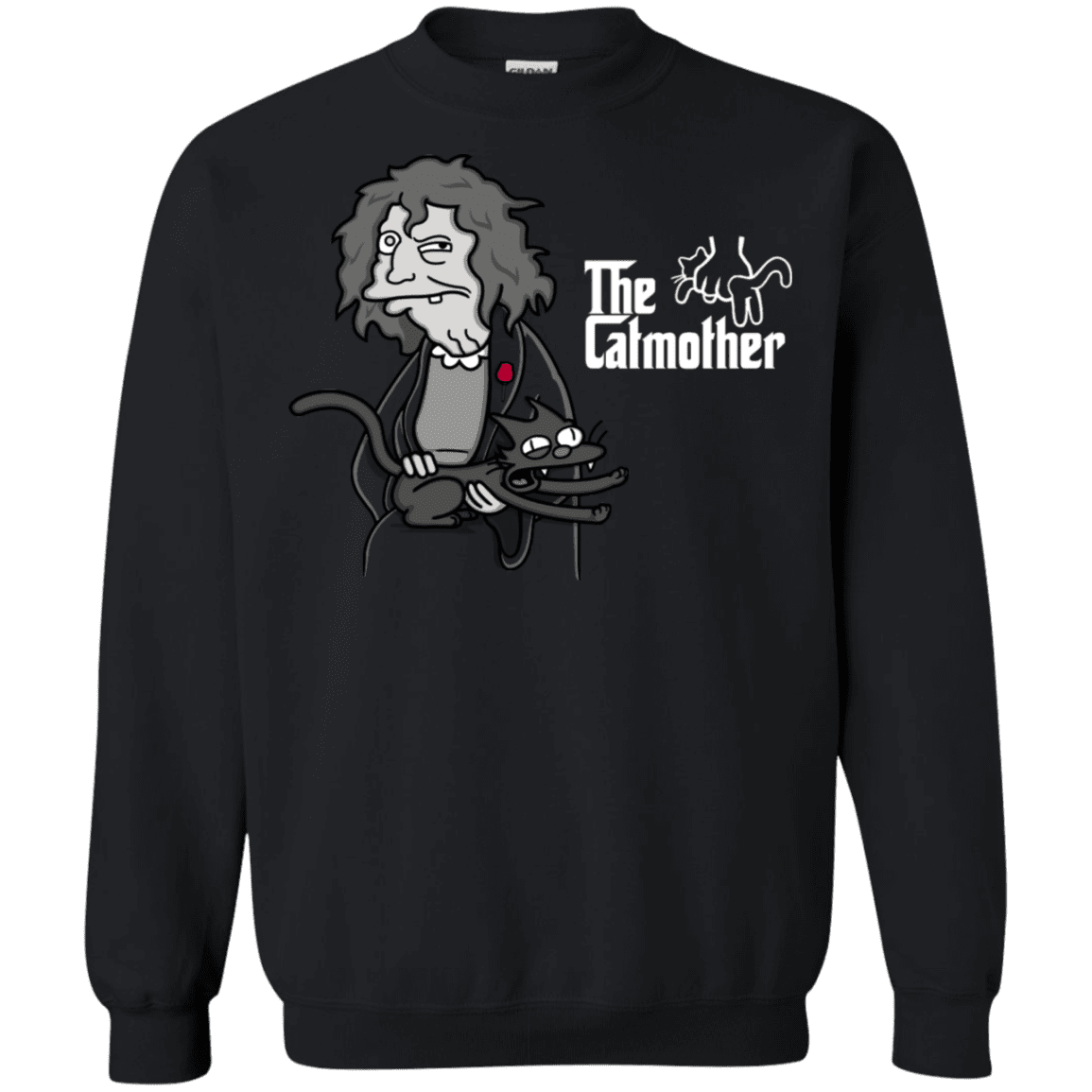 Sweatshirts Black / S The Catmother Crewneck Sweatshirt