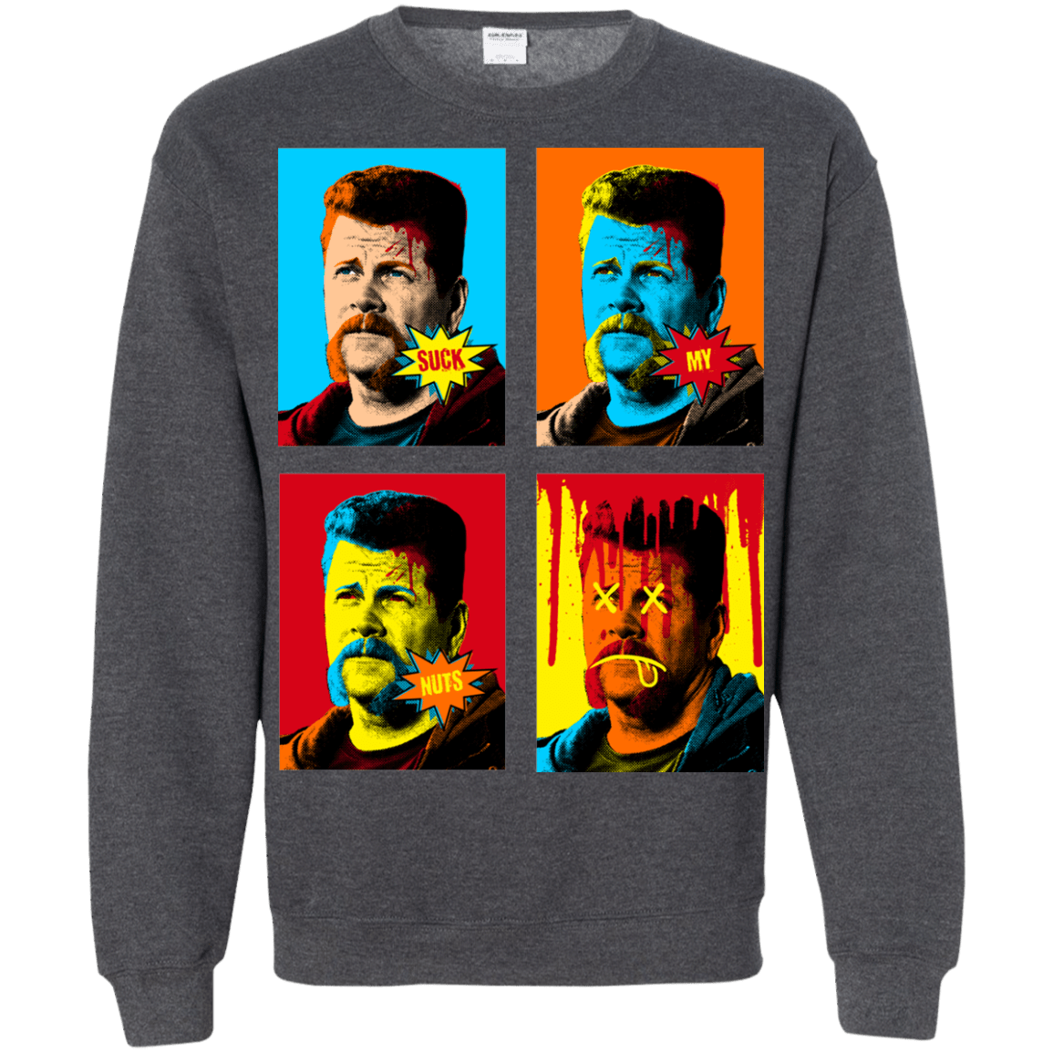 Sweatshirts Dark Heather / Small The Champ Pop Crewneck Sweatshirt