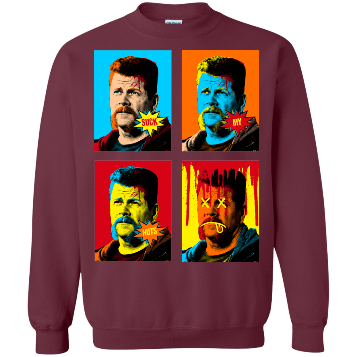 Sweatshirts Maroon / Small The Champ Pop Crewneck Sweatshirt