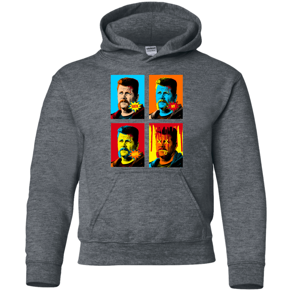 Sweatshirts Dark Heather / YS The Champ Pop Youth Hoodie