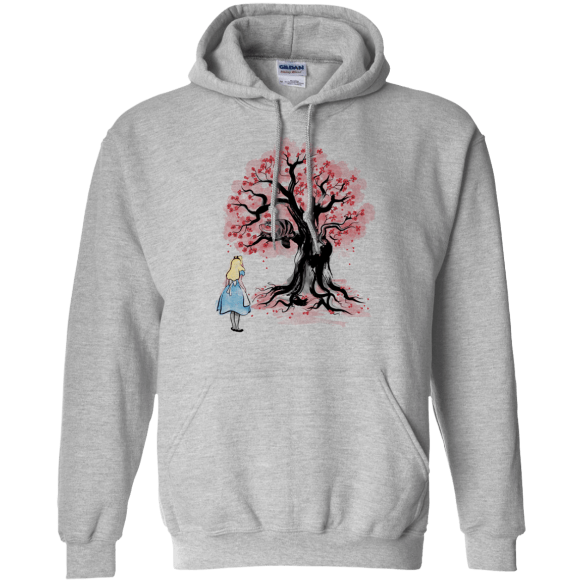 Sweatshirts Sport Grey / Small The Cheshire's tree Sumi-e Pullover Hoodie