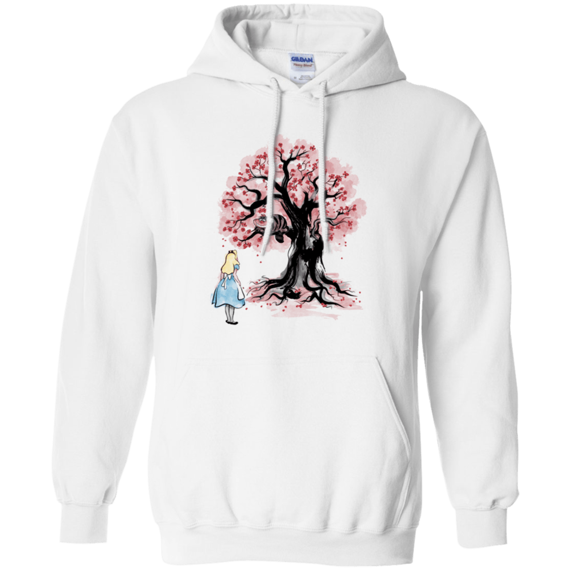 Sweatshirts White / Small The Cheshire's tree Sumi-e Pullover Hoodie