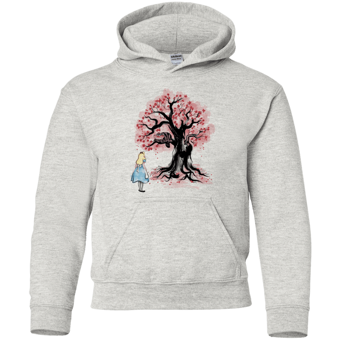 Sweatshirts Ash / YS The Cheshire's tree Sumi-e Youth Hoodie