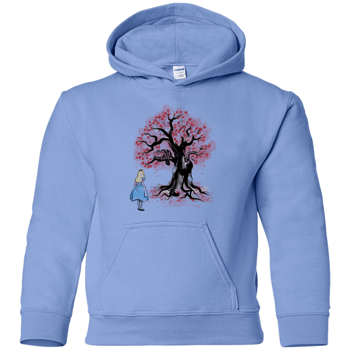 Sweatshirts Carolina Blue / YS The Cheshire's tree Sumi-e Youth Hoodie
