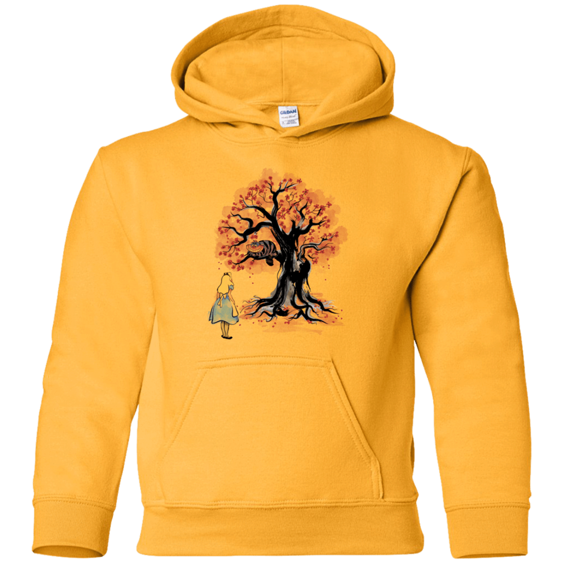 Sweatshirts Gold / YS The Cheshire's tree Sumi-e Youth Hoodie