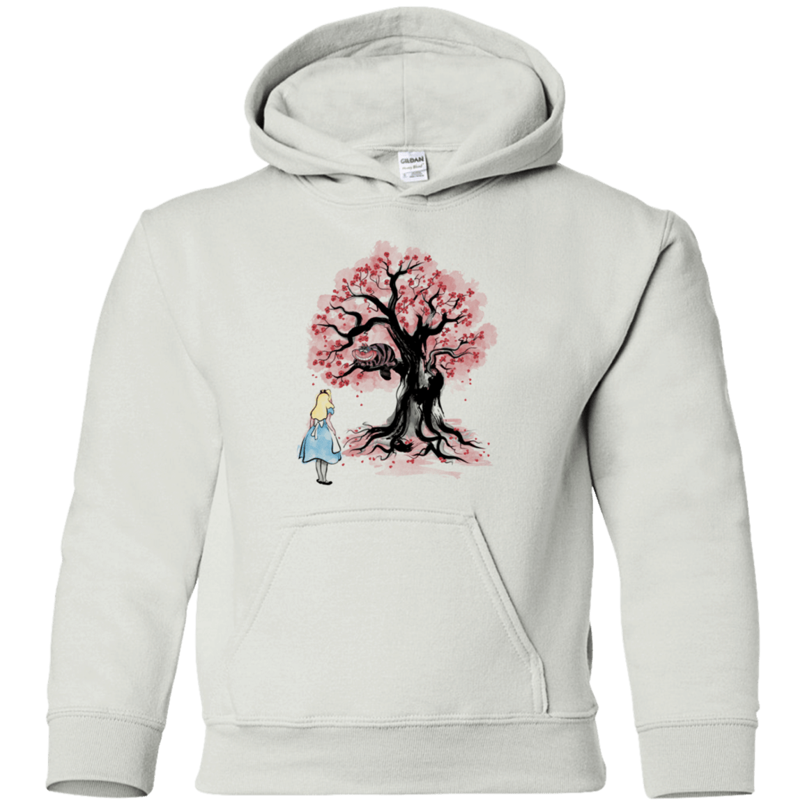 Sweatshirts White / YS The Cheshire's tree Sumi-e Youth Hoodie