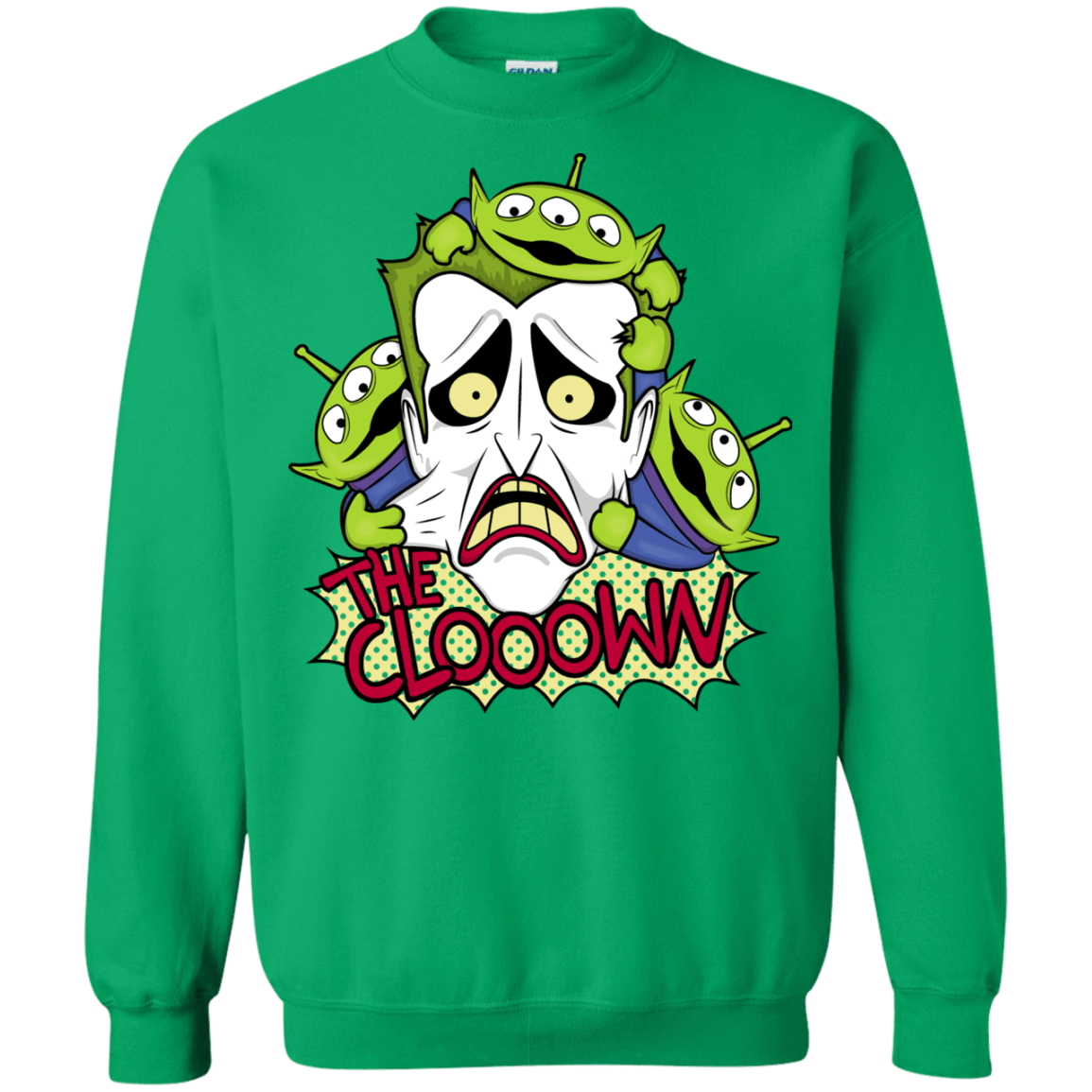 Sweatshirts Irish Green / Small The clooown Crewneck Sweatshirt
