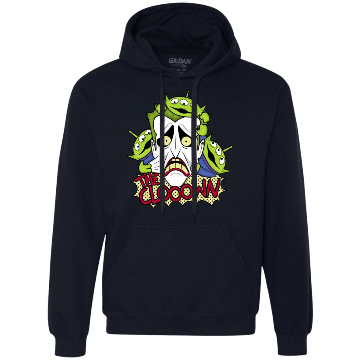 Sweatshirts Navy / Small The clooown Premium Fleece Hoodie