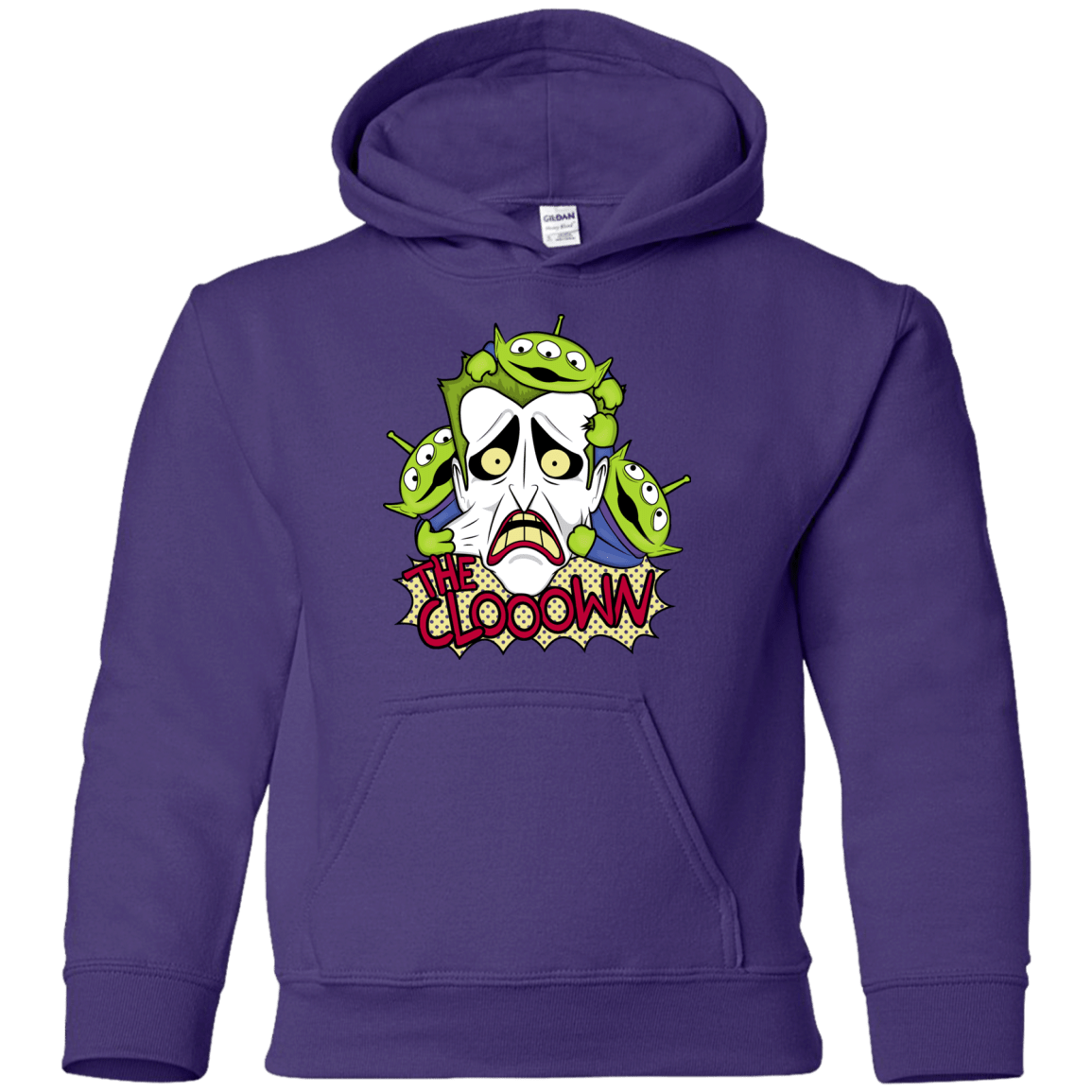 Sweatshirts Purple / YS The clooown Youth Hoodie
