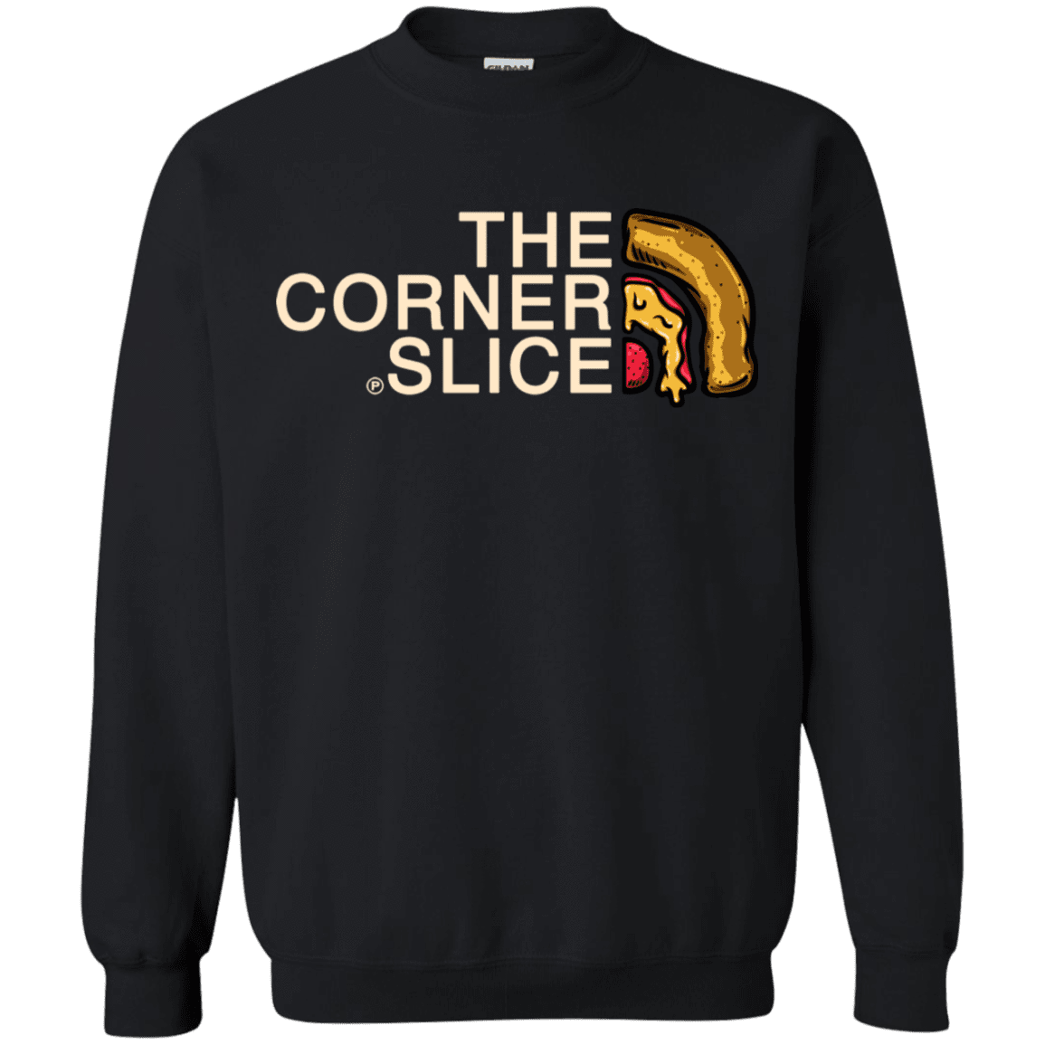 Sweatshirts Black / S The Corner Slice Crewneck Sweatshirt