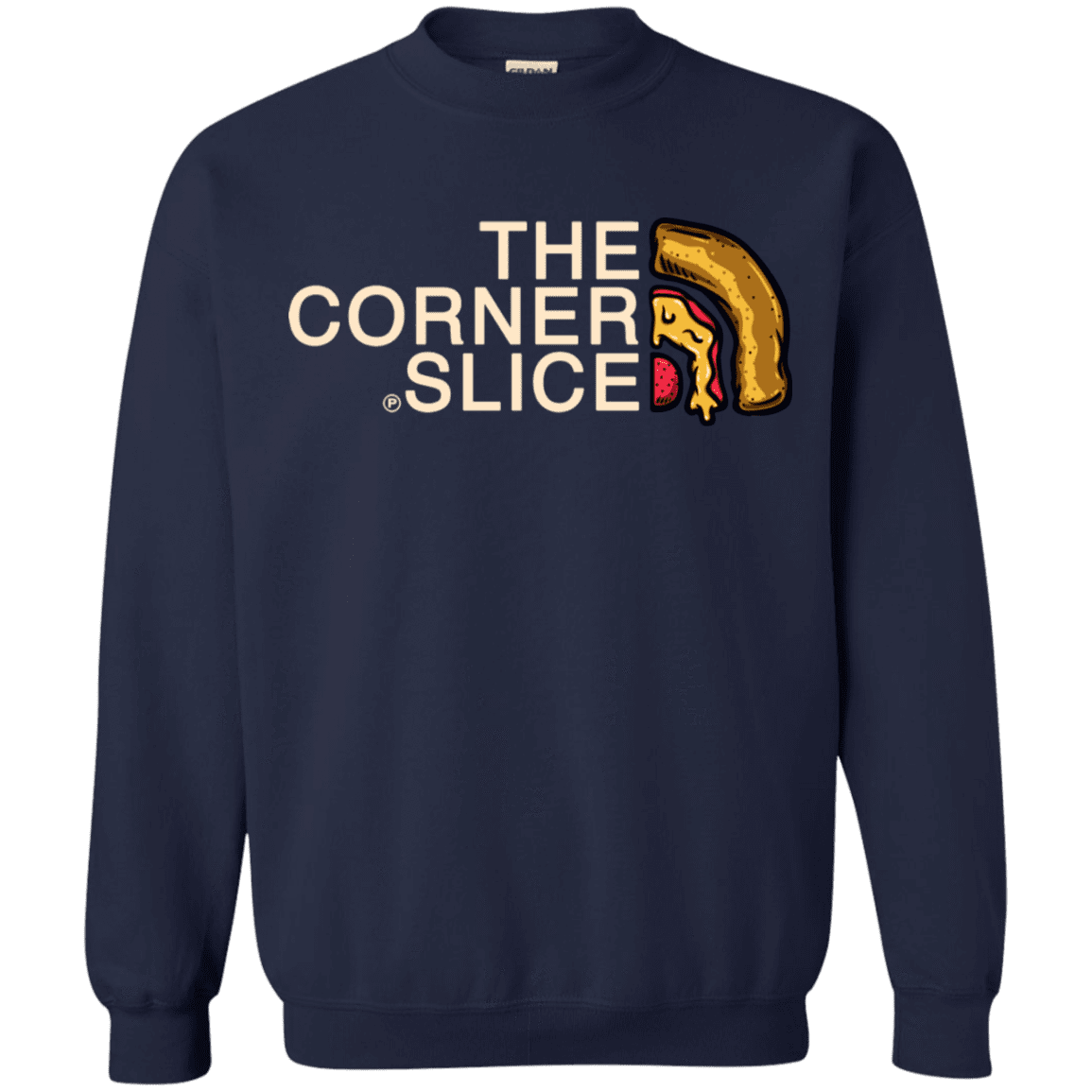 Sweatshirts Navy / S The Corner Slice Crewneck Sweatshirt