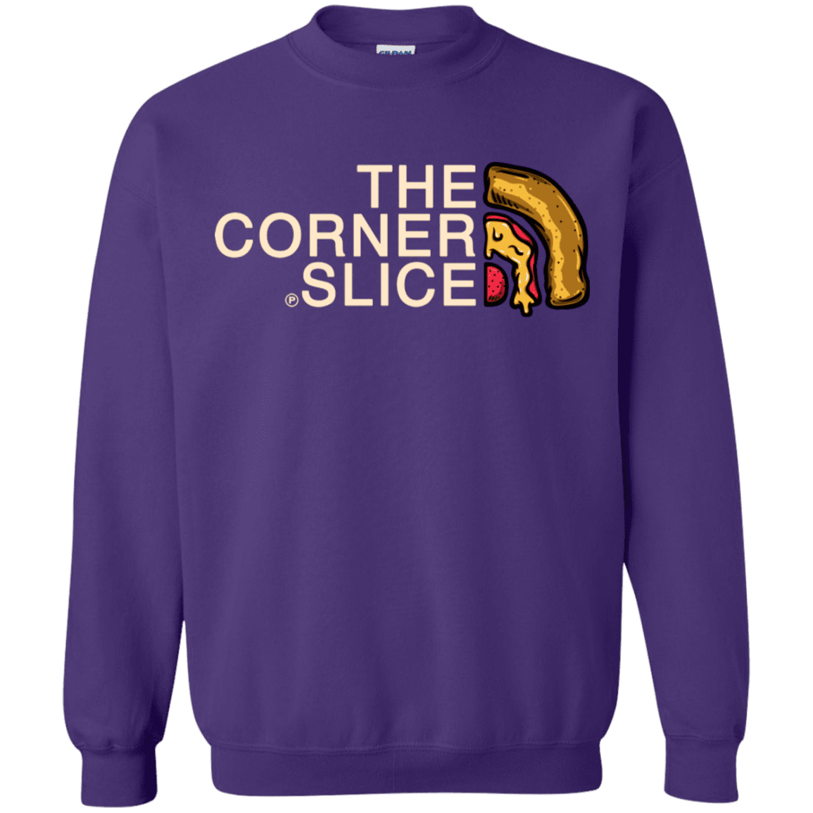 Sweatshirts Purple / S The Corner Slice Crewneck Sweatshirt