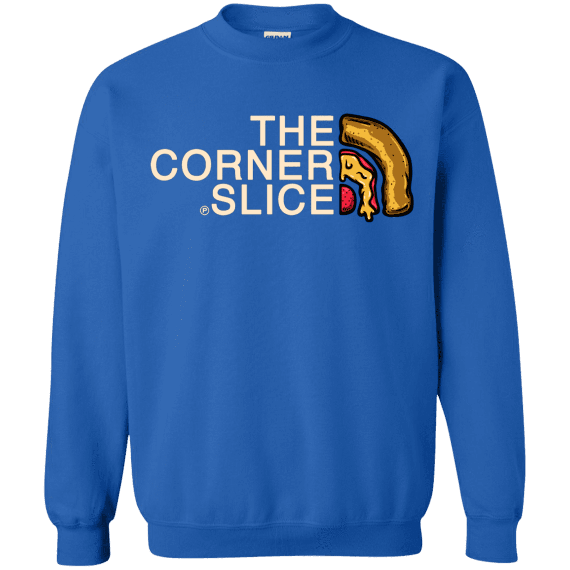Sweatshirts Royal / S The Corner Slice Crewneck Sweatshirt
