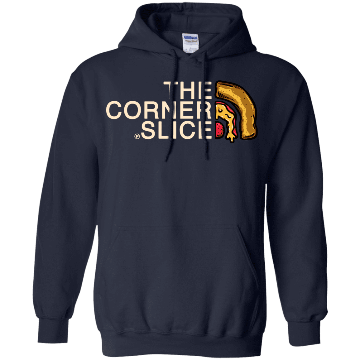 Sweatshirts Navy / S The Corner Slice Pullover Hoodie