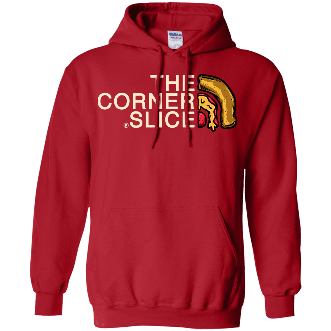 Sweatshirts Red / S The Corner Slice Pullover Hoodie