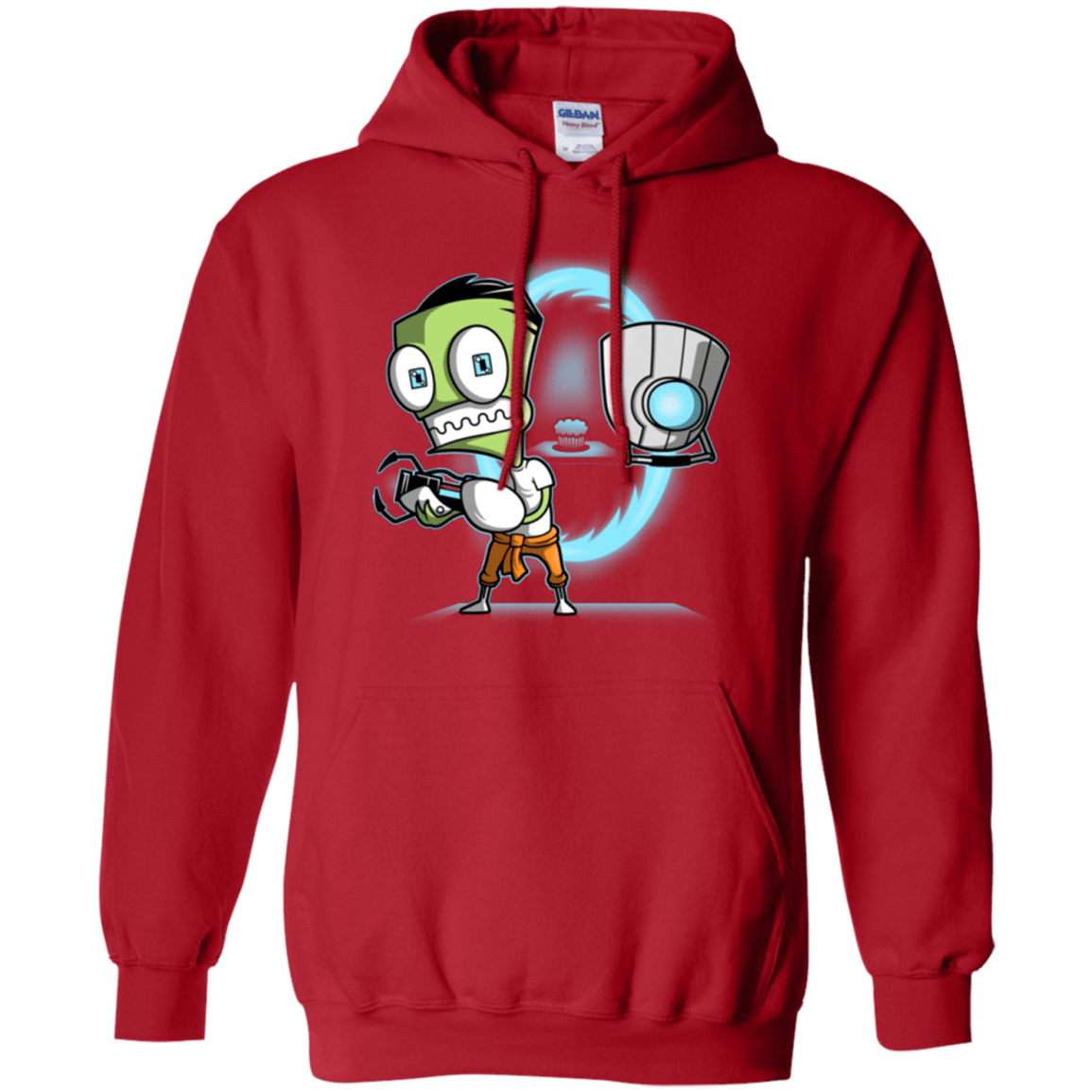 Sweatshirts Red / Small THE CUPCAKE IS A LIE Pullover Hoodie