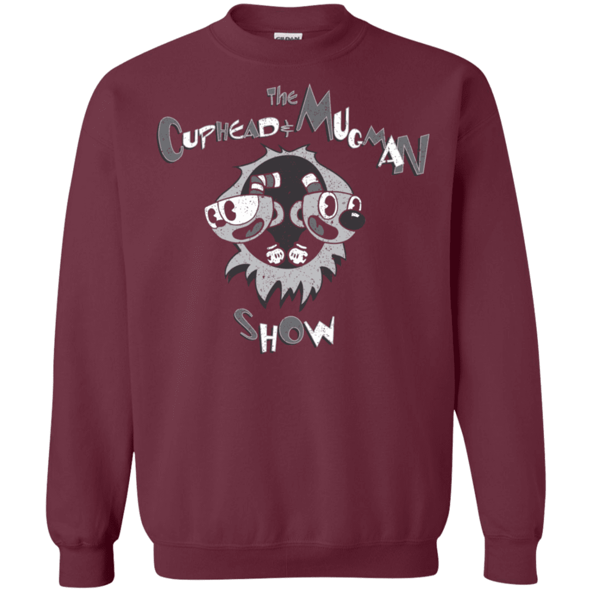 Sweatshirts Maroon / S The Cuphead & Mugman Show Crewneck Sweatshirt