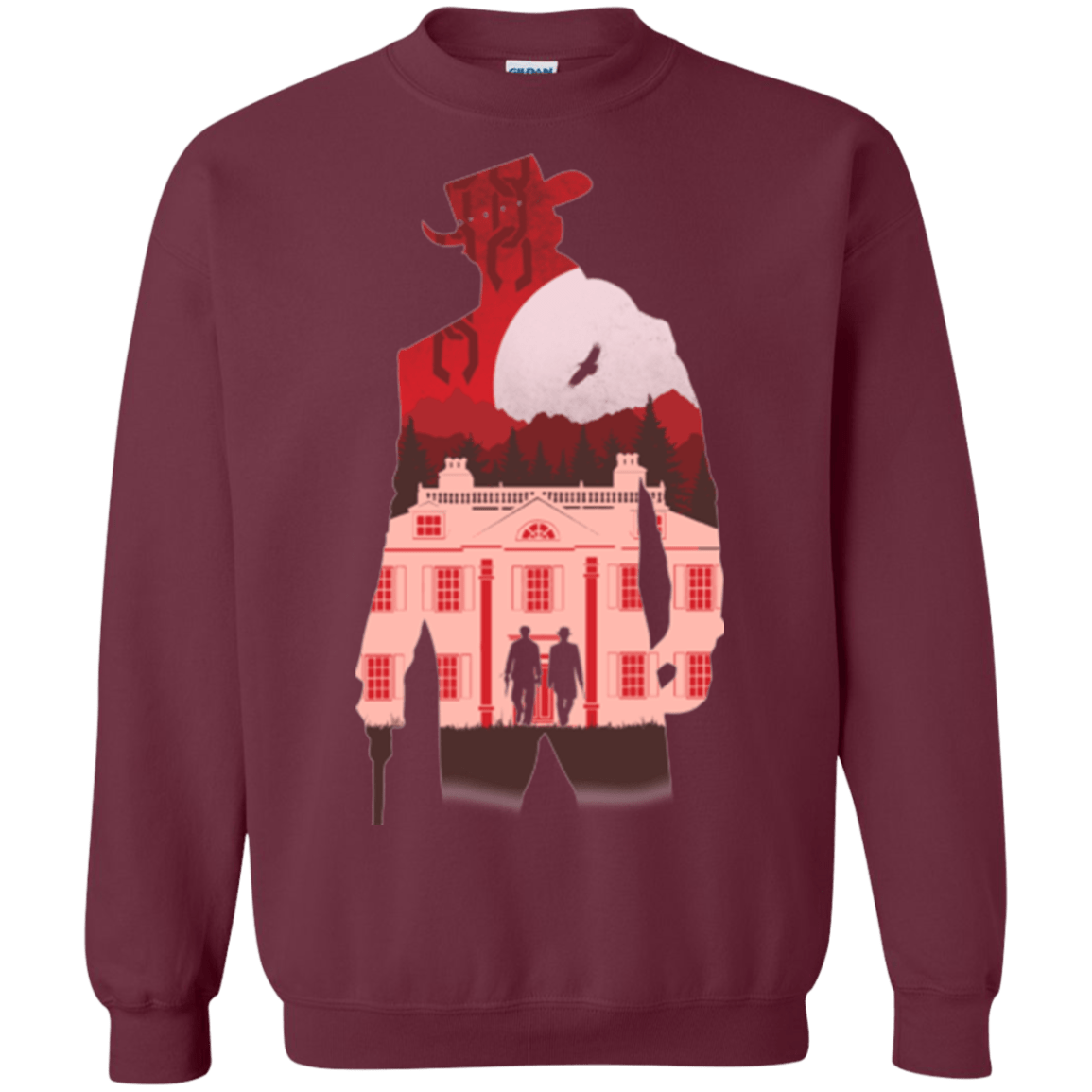 Sweatshirts Maroon / Small The D is Silent Crewneck Sweatshirt