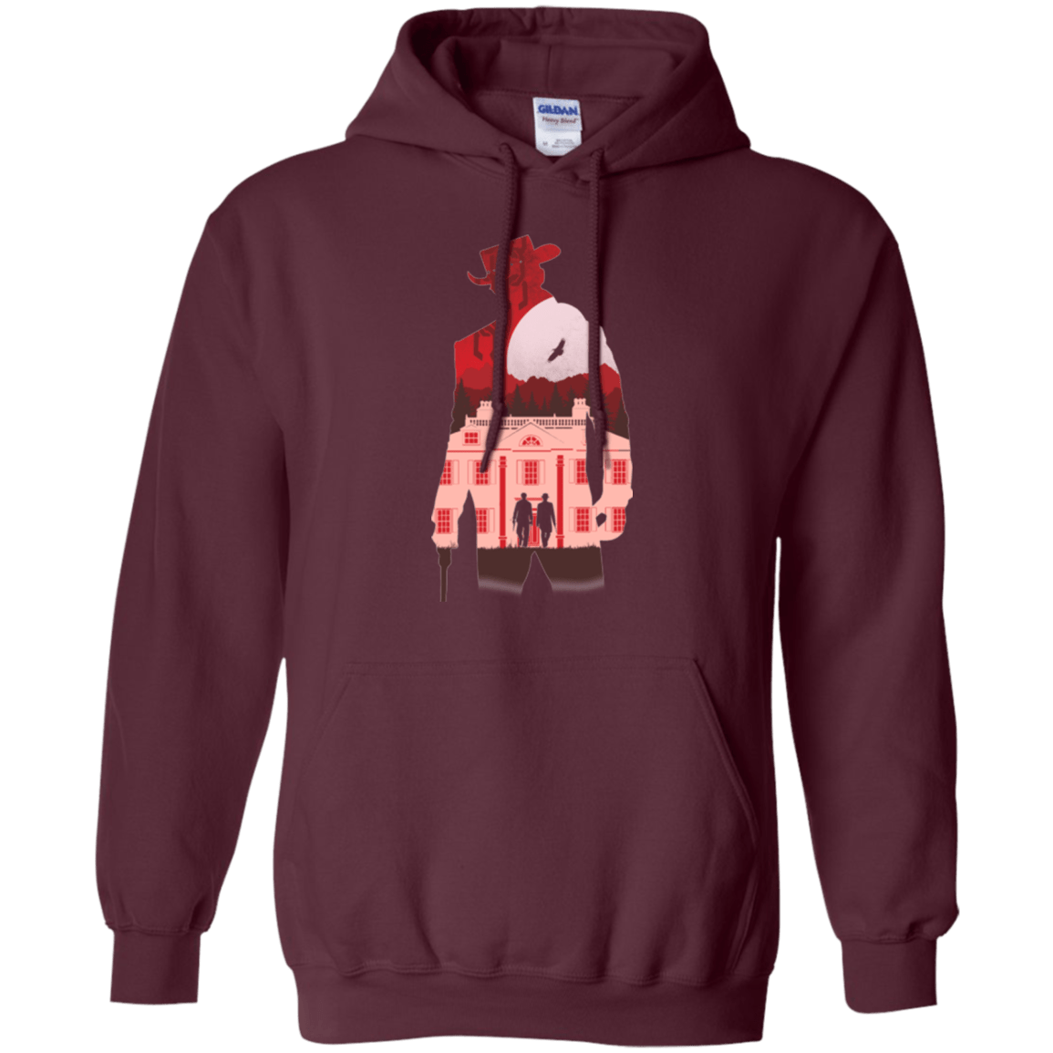 Sweatshirts Maroon / Small The D is Silent Pullover Hoodie