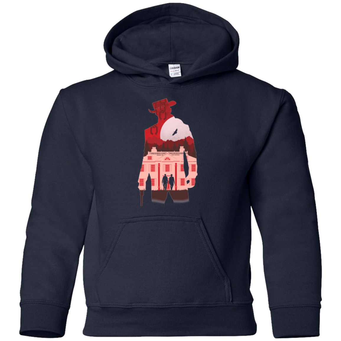 Sweatshirts Navy / YS The D is Silent Youth Hoodie