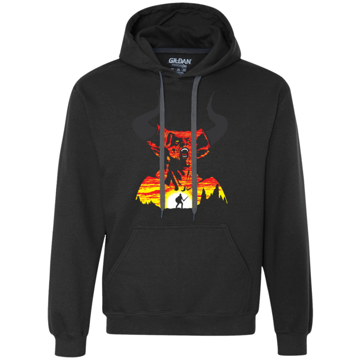 Sweatshirts Black / S The Darkness Premium Fleece Hoodie