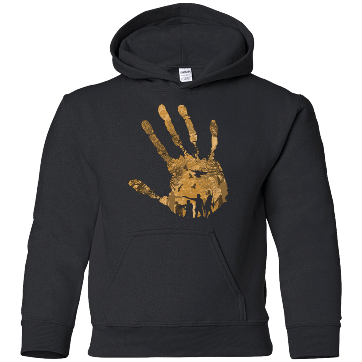 Sweatshirts Black / YS The Dead walk! Youth Hoodie