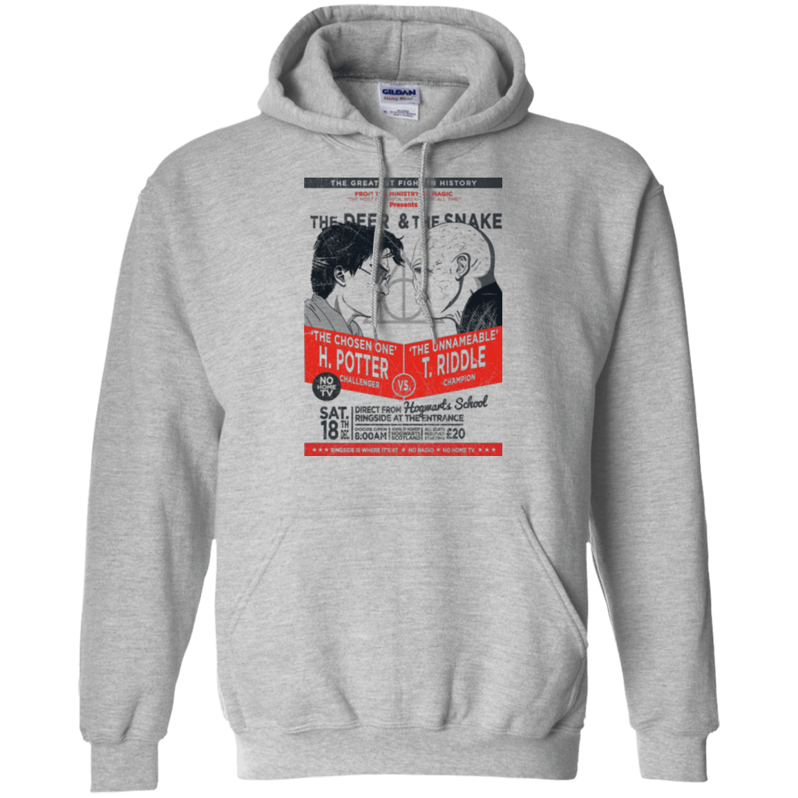 Sweatshirts Sport Grey / Small The Deer vs The Snake Pullover Hoodie