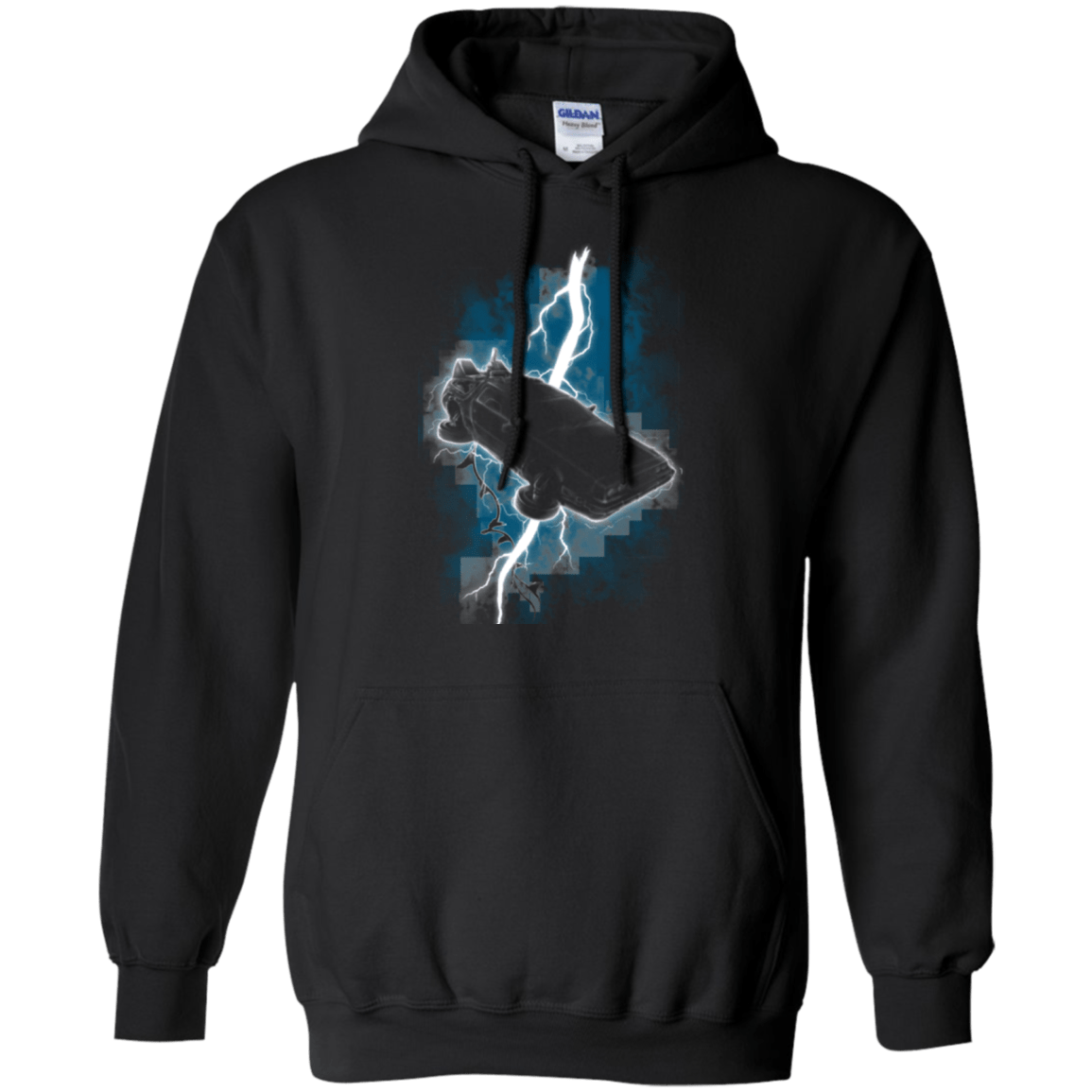 Sweatshirts Black / Small The Delorean Returns Pullover Hoodie