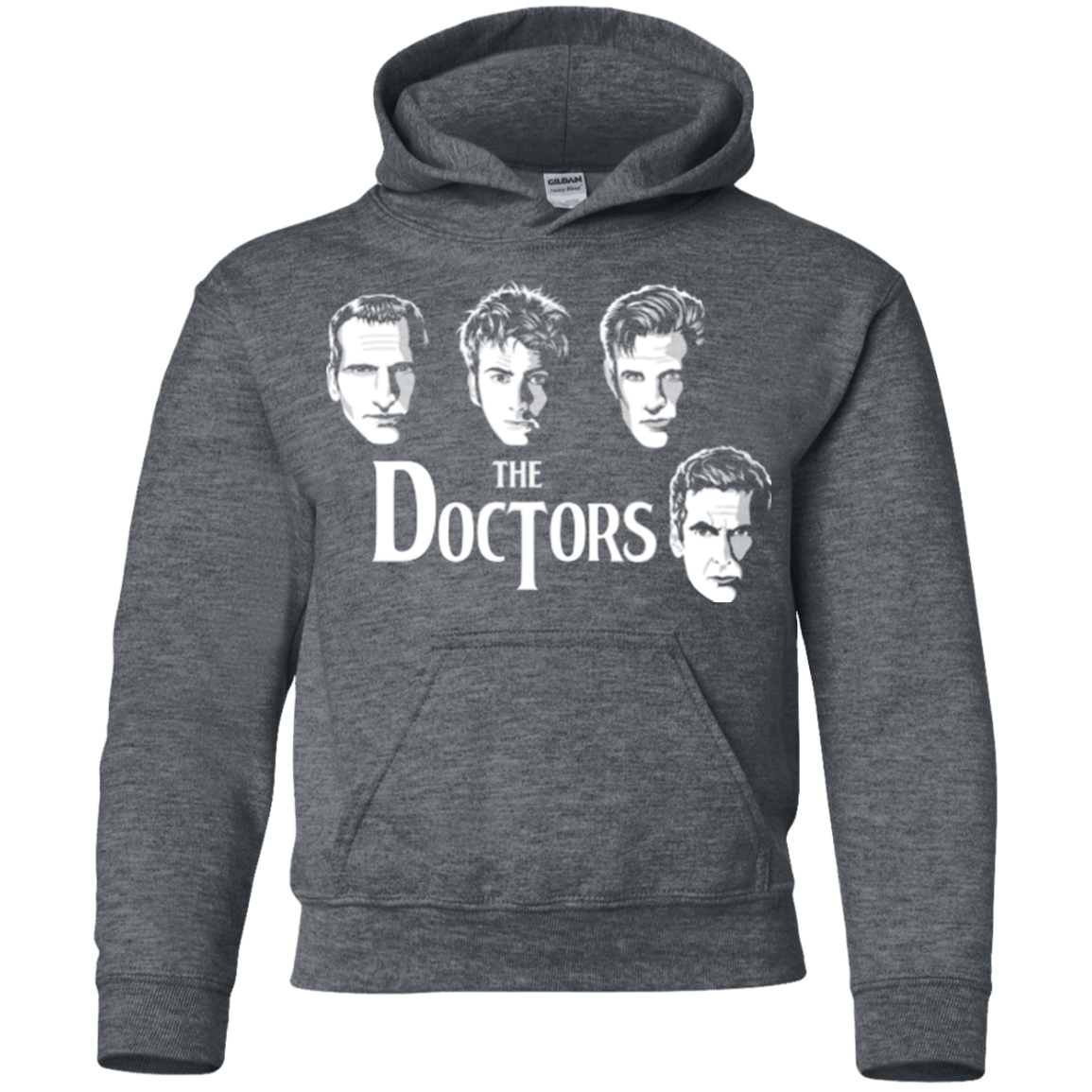 Sweatshirts Dark Heather / YS The Doctors Youth Hoodie